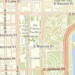 Art Institute of Chicago, Chicago Street Map