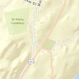 Saint Remy New York Street Map