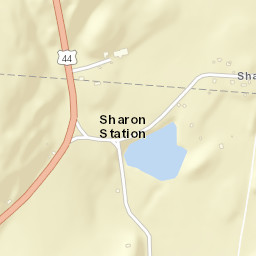 Sharon Station New York Street Map