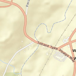 West Willington Connecticut Street Map