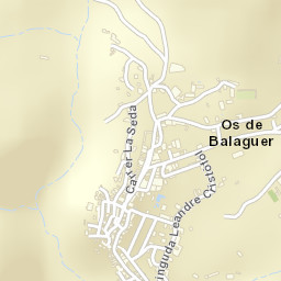 Os de Balaguer Street Map