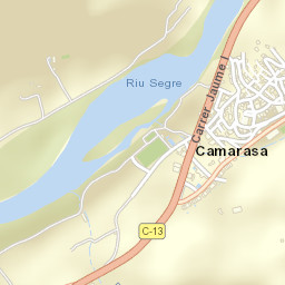 Camarasa Street Map