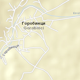 Gorobinci Street Map