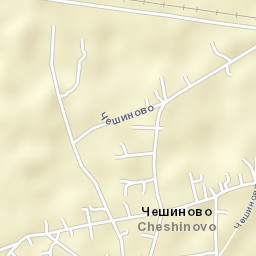 Češinovo Street Map
