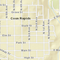 County Highway E63, Coon Rapids, IA  Street Map