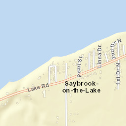 Saybrook-on-the-lake Ohio Street Map