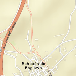 Bahabón de Esgueva Street Map
