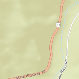 Klamath River California Street Map