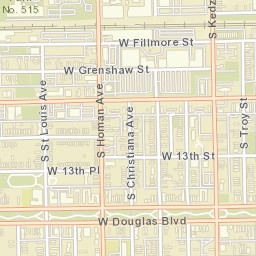 3423-25 West Douglas Boulevard, Chicago Street Map