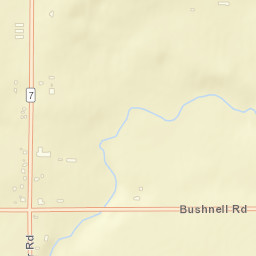 Bushnell Ohio Street Map