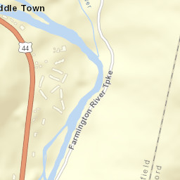 Puddle Town Connecticut Street Map