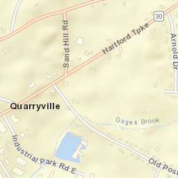 Quarryville Connecticut Street Map