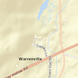 Warrenville Connecticut Street Map