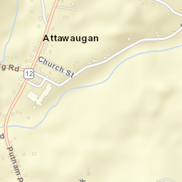 Attawaugan Connecticut Street Map