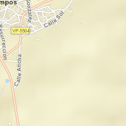 Morales de Campos Street Map