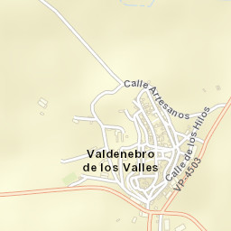 Valdenebro de los Valles Street Map