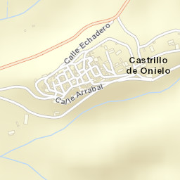 Castrillo de Onielo Street Map