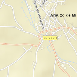 Arauzo de Miel Street Map