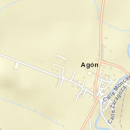 Agón Street Map