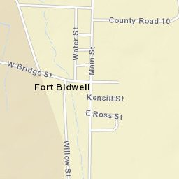 Fort Bidwell California Street Map