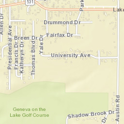 Woodmere Ohio Street Map