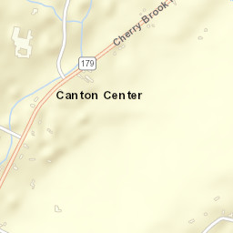 Canton Center Connecticut Street Map
