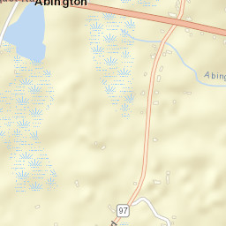 Abington Connecticut Street Map