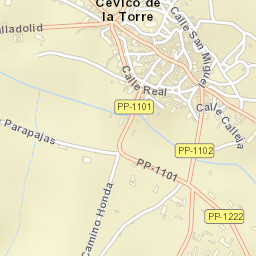 Cevico de la Torre Street Map