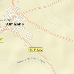 Almajano Street Map