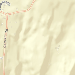 Cottekill New York Street Map