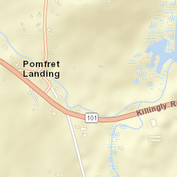 Pomfret Landing Connecticut Street Map