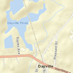 Dayville Connecticut Street Map