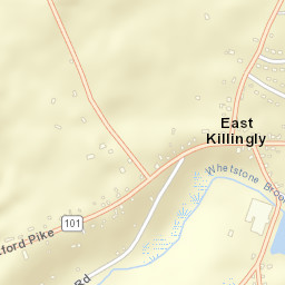 East Killingly Connecticut Street Map