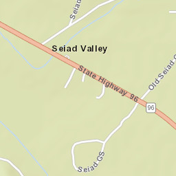 Seiad Valley California Street Map