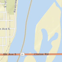 8th Avenue South, Clinton, IA 52732, USA Street Map