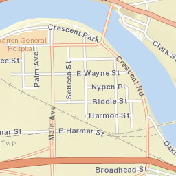 Warren, PA 16367, USA Street Map