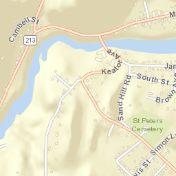 Rosendale New York Street Map