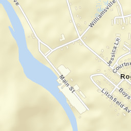 Rogers Connecticut Street Map