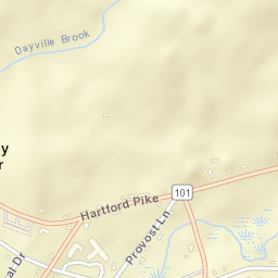 Killingly Center Connecticut Street Map