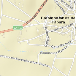 Faramontanos de Tábara Street Map