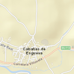 Cabañes de Esgueva Street Map