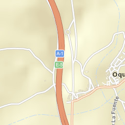 Oquillas Street Map
