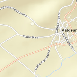 Valdeande Street Map