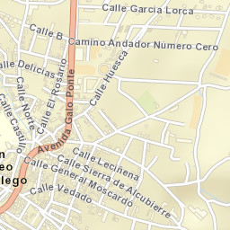 San Mateo de Gállego Street Map