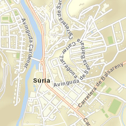 Súria Street Map