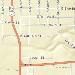 500 South Monitor Street, West Point, NE Street Map