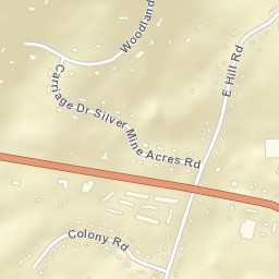 Silvermine Acres Connecticut Street Map