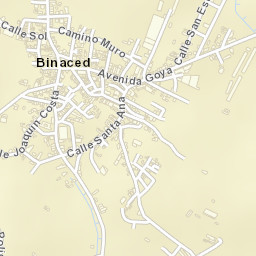 Binaced Street Map
