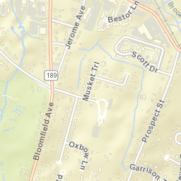 Bloomfield Connecticut Street Map
