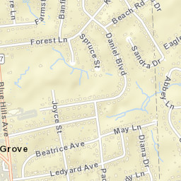 Cottage Grove Connecticut Street Map
